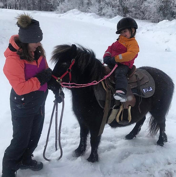 Mini Rider With Mini Horse